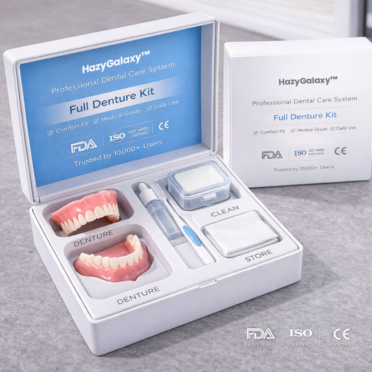 --🦷 HazyGalaxy™ Custom-Fit Dentures ⏰ ENDS TODAY   75% OFF | Smile with Confidence