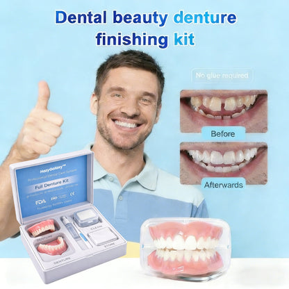 --🦷 HazyGalaxy™ Custom-Fit Dentures ⏰ ENDS TODAY   75% OFF | Smile with Confidence