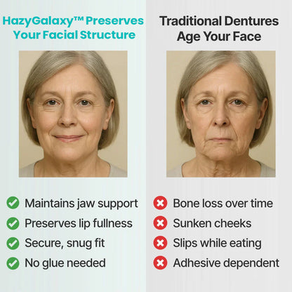 --🦷 HazyGalaxy™ Custom-Fit Dentures ⏰ ENDS TODAY   75% OFF | Smile with Confidence