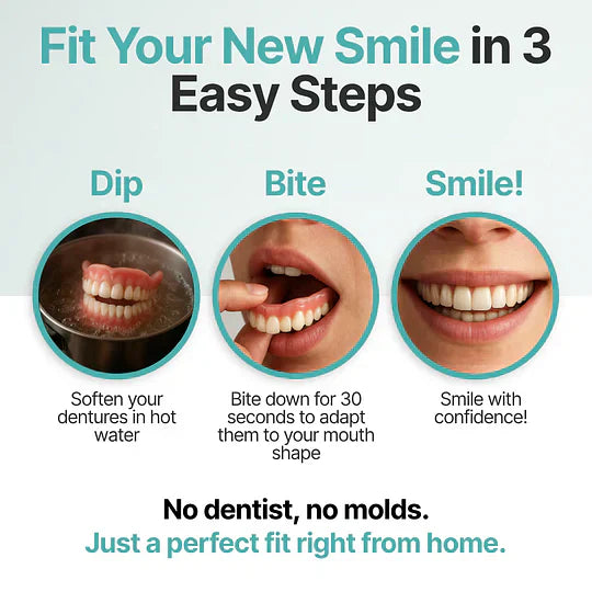 --🦷 HazyGalaxy™ Custom-Fit Dentures ⏰ ENDS TODAY   75% OFF | Smile with Confidence